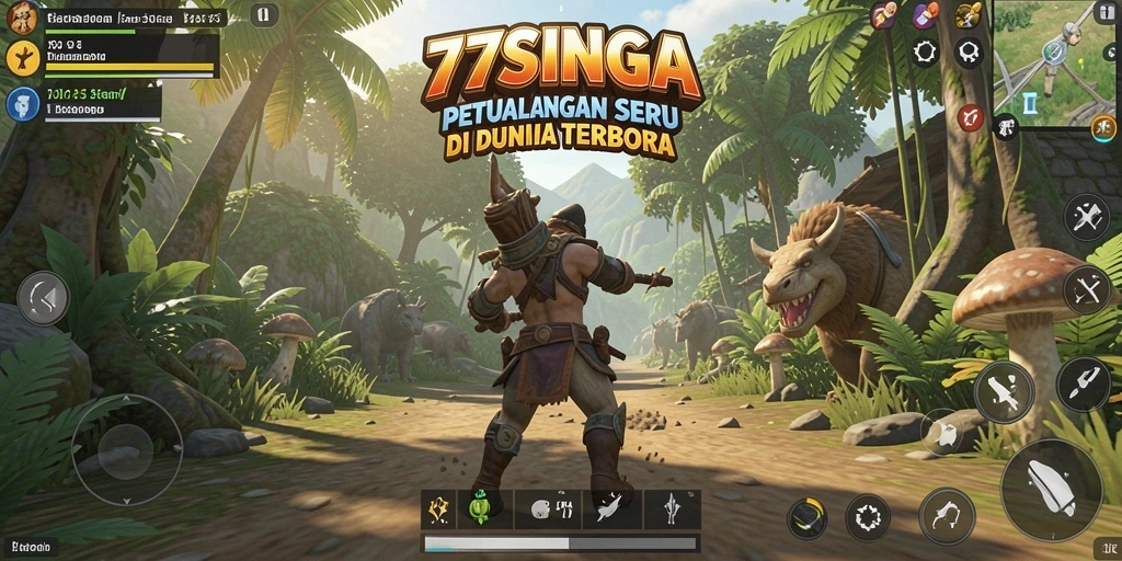 Gameplay seru di dunia terbuka 77SINGA yang luas dan menakjubkan.