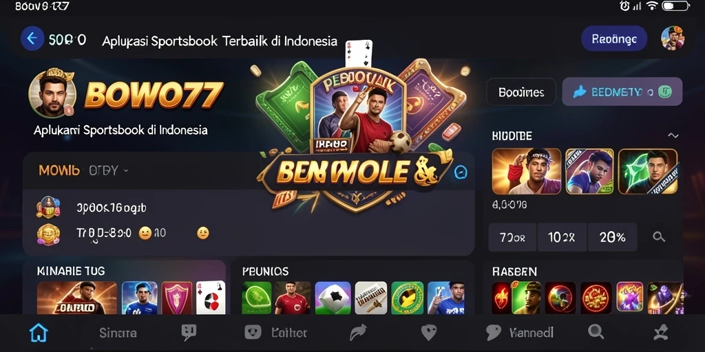 Tampilan utama BOWO77 dengan berbagai opsi taruhan menarik.