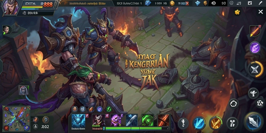Screenshot gameplay DOTA88 menampilkan suasana horor yang meresahkan.