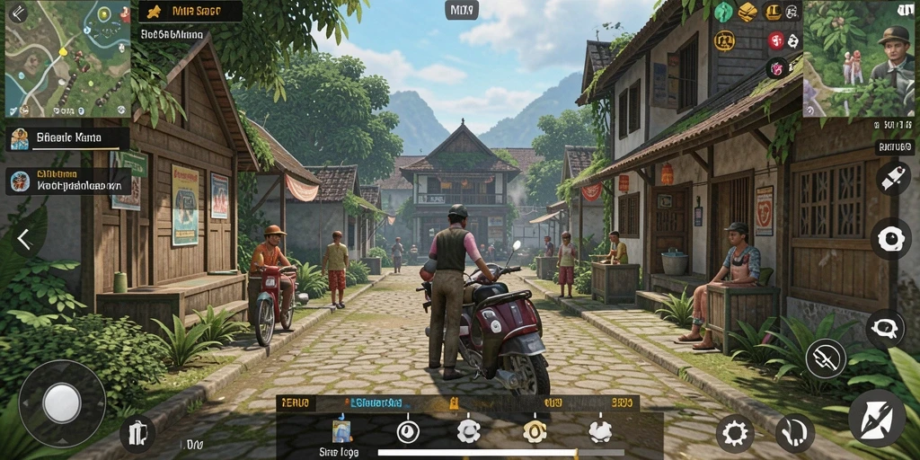 Tampilan menarik dari gameplay SERURP yang penuh interaksi.