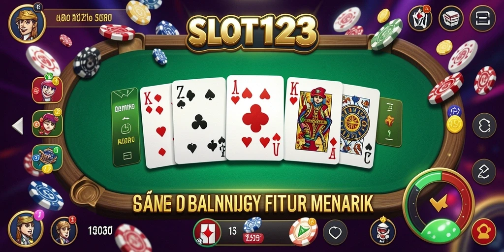 Tampilan gameplay seru di SLOT123 dengan teman-teman.