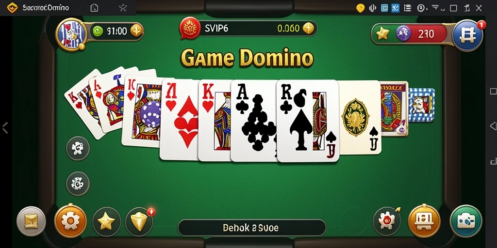 Tampilan gameplay menarik SVIP6 dengan elemen Domino yang seru.