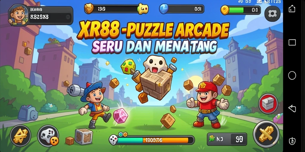 Tampilan gameplay menarik dari XR88 yang penuh dengan tantangan Arcade.